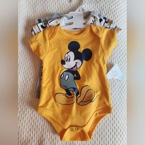 3-6 months baby Disney 3 piece onsie set